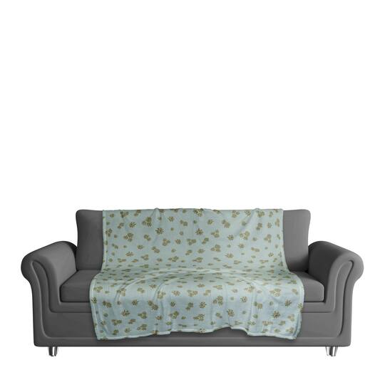 Daisy Pattern Coral Fleece Blanket